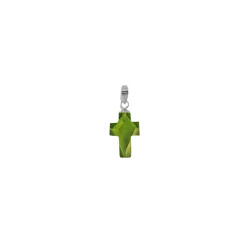 Μενταγιόν με Peridot και ασημένια στοιχεία 925 - M930410P