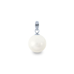 Χρυσό Κ18 μενταγιόν με λευκό Shell Pearl - M316661