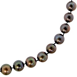 Κολιέ με μαργαριτάρια 11,0-12,0mm και χρυσά στοιχεία K18 - M118857B