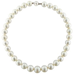 Κολιέ με μαργαριτάρια South Sea Australia 12-16mm και στοιχεία Κ18 - M120197