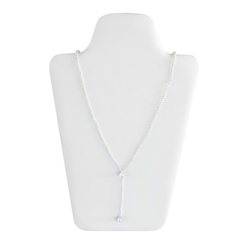 Κολιέ με λευκά μαργαριτάρια Fresh Water Pearl - M122037W