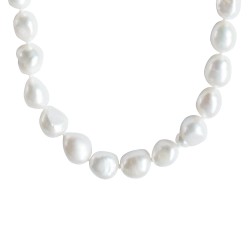 Κολιέ με λευκά μαργαριτάρια Fresh Water Pearl - M123469