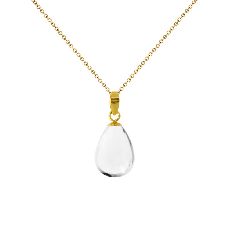 Μενταγιόν K18 χρυσό με Crystal - M120171CR