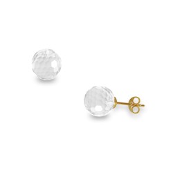 Σκουλαρίκια σε Κ14 χρυσή βάση και Crystal - G318635CR Σκουλαρίκια σε Κ14 χρυσή βάση και Crystal - G318635CR
