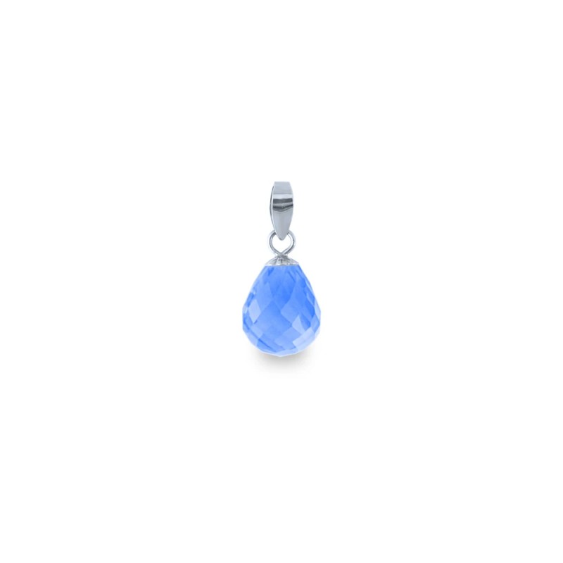 Μενταγιόν 925 με Blue Topaz - S120787BT